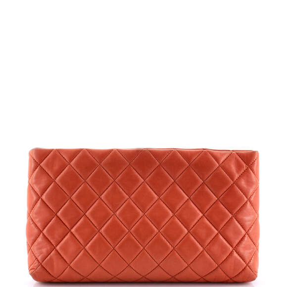 Chanel Square Timeless Clutch Quilted #183529C10B - Picture 1 of 10